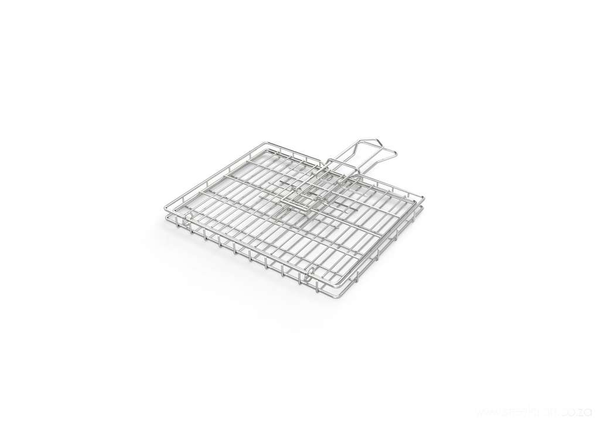 Braai Grid -Mini Hinge Lid with Slide Away Handles - Steelcraft