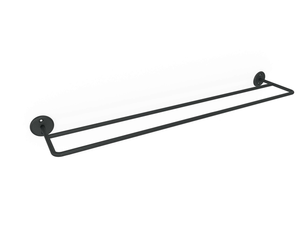 Classic Double Rail (800mm) Matt Black - Steelcraft