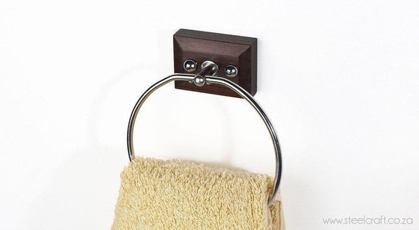 Wood 'N Steel Towel Ring - Steelcraft